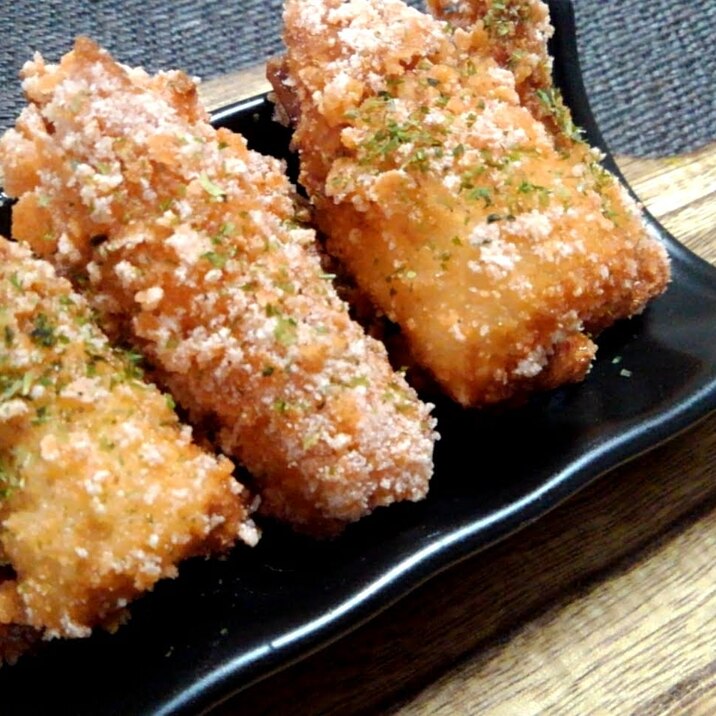 えびせん衣のちくわ天ぷら( ゚Д゚)